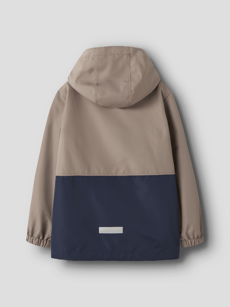 NAME IT Max Jacket LI Jacket - Fossil Fossil flat front view