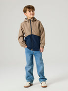 NAME IT Max Jacket LI Jacket - Fossil Fossil model front view