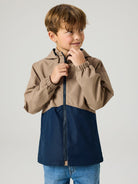 NAME IT Max Jacket LI Jacket - Fossil Fossil front view