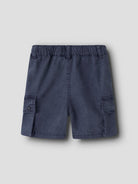 NAME IT Ben Cargo Navy Shorts NAVY BLAZER back view