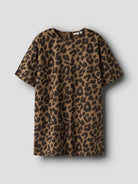 NAME IT Belate Short Sleeve Dress Shadow back view