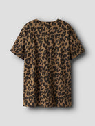 NAME IT Belate Short Sleeve Dress Toasted Coconut side view
