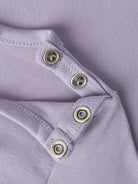 Girl's Bisa Long Sleeve Top-Lavender-Button View
