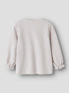 NAME IT Bripa Long Sleeve Top Lavender Gray back view