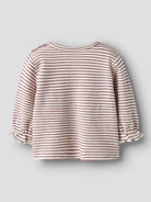 NAME IT Bripa Long Sleeve Top Oxblood Red detail view