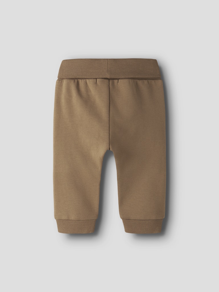 Boys Boso Sweat Pant-Brown-Back View