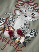 NAME IT Betua Long Sleeve Top Shadow close up view