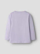 NAME IT Betua Long Sleeve Top Shadow flat front view