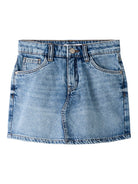 NAME IT Emma Denim Skort Medium Blue Denim back view