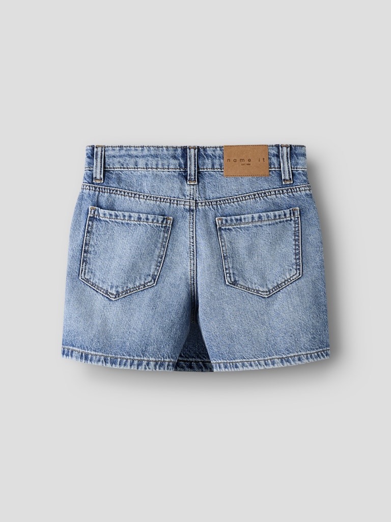 NAME IT Emma Denim Skort Medium Blue Denim side view