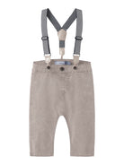 NAME IT Ben Bow Tap Pant Chateau Gray front view