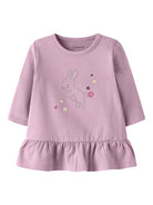 NAME IT Dollie Tunic Lavender Gray front view