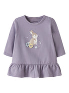 NAME IT Dollie Tunic Fragrant Lilac model front view