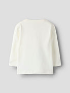 NAME IT Vilian Long Sleeve Regular Top Cloud Dancer alternate view