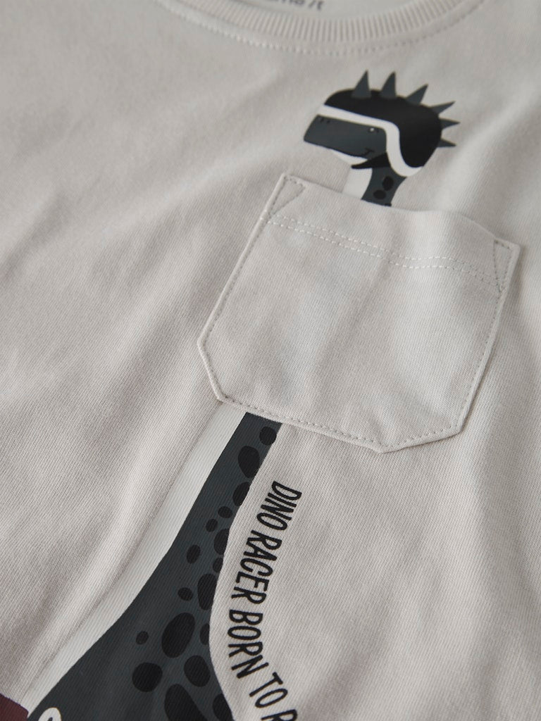 Boys Vilian Long Sleeve Regular Top-Shadow-Pumice Stone-Closer Up View