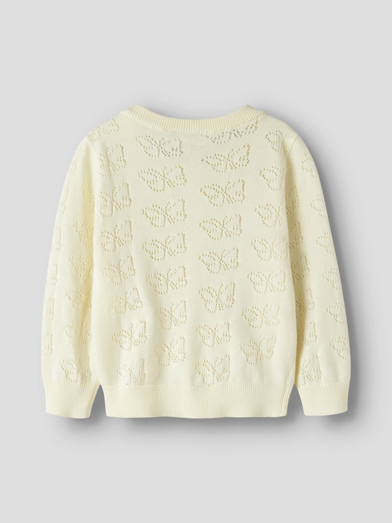 NAME IT Fiaja Knit Cardigan Pear Sorbet side view