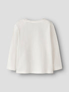 NAME IT Valiane Long Sleeve Regular Top Cloud Dancer side view