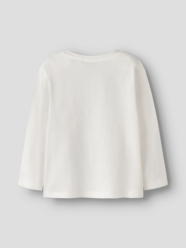 NAME IT Valiane Long Sleeve Regular Top Cloud Dancer side view