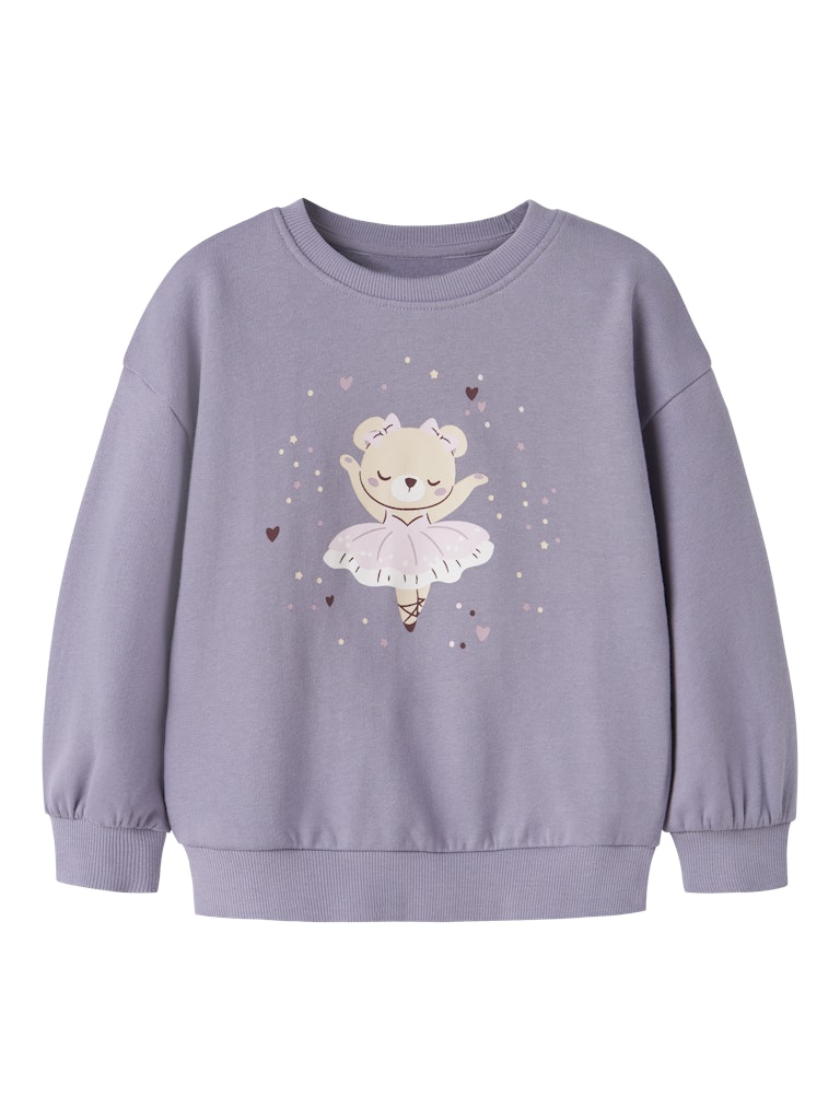 NAME IT Valona Long Sleeve Long Sweat Dawn Pink alternate view