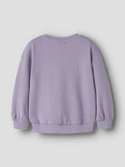NAME IT Valona Long Sleeve Long Sweat Dawn Pink close up view