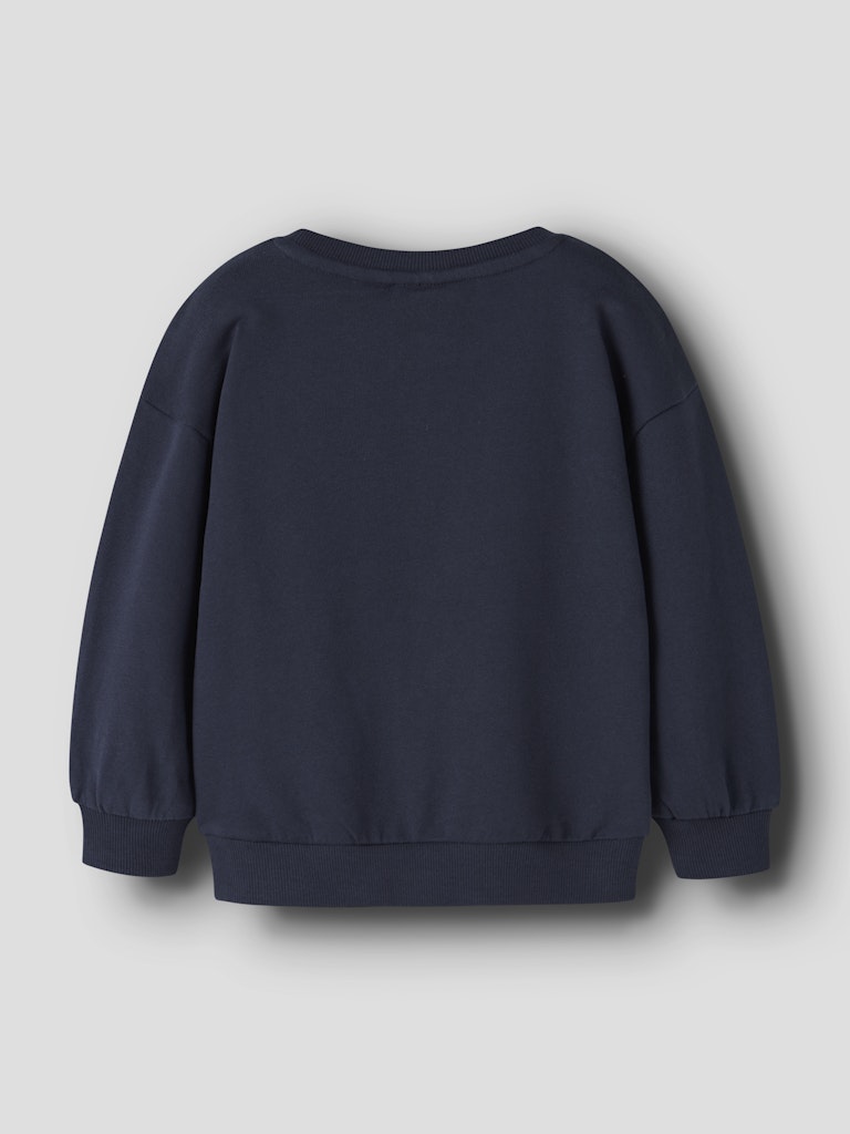 Girl's Valona Long Sleeve Long Sweat-Navy Blazer-Back View