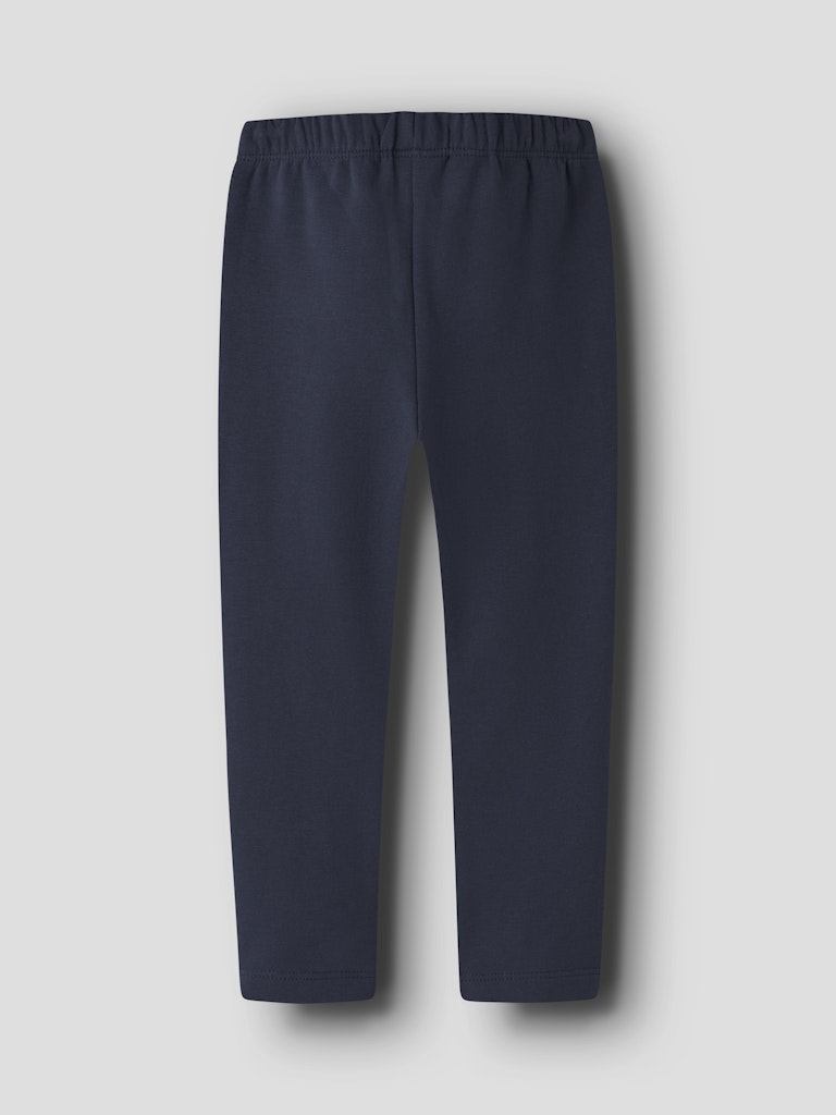 Navy blue pants on a light gray background