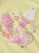NAME IT Fentaz Kid Girl Top Strawberry Moon close up view