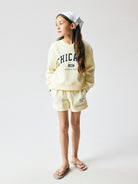 NAME IT Fabia Kid Girl Chicago Sweat Pear Sorbet back view