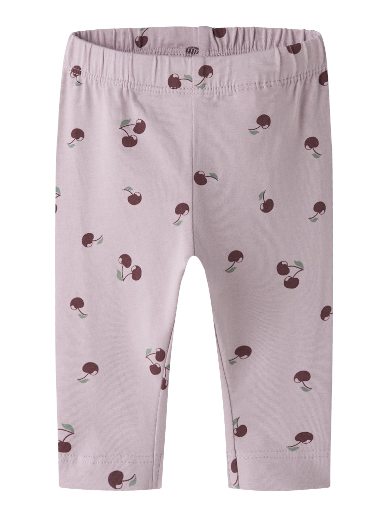 NAME IT Vuvivian Legging Dawn Pink front view