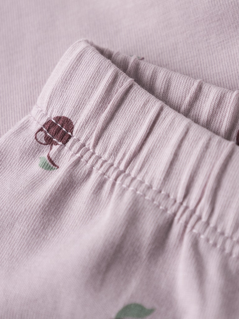 Newborn Vuvivian Legging-Dawn Pink-Waist View