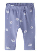 NAME IT Vuvivian Legging Lavender Violet full front view