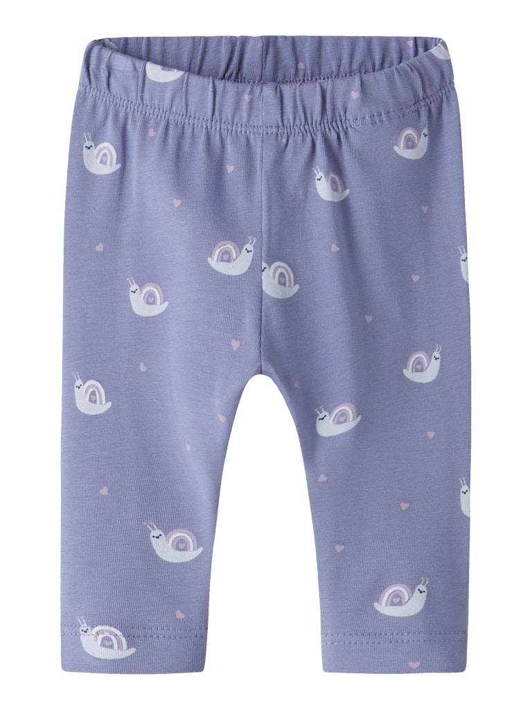 NAME IT Vuvivian Legging Lavender Violet full front view