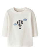 NAME IT Vobbi Long Sleeve Top CLOUD DANCER alternate view