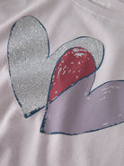 NAME IT Teartas Long Sleeve Top Lilac Marble detail view