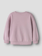 NAME IT Valona Long Sleeve Long Sweat Dawn Pink back view