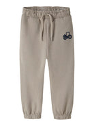 NAME IT Vallen Regular Sweat Pant Vintage Khaki front view