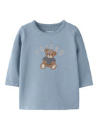 NAME IT Dusinus Top Blue Fog front view