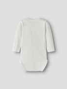 NAME IT Bent Long Sleeve Body - Cloud Dancer Cloud Dancer model front view