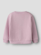 NAME IT Silia Long Sleeve Sweatshirt Dawn Pink model front view