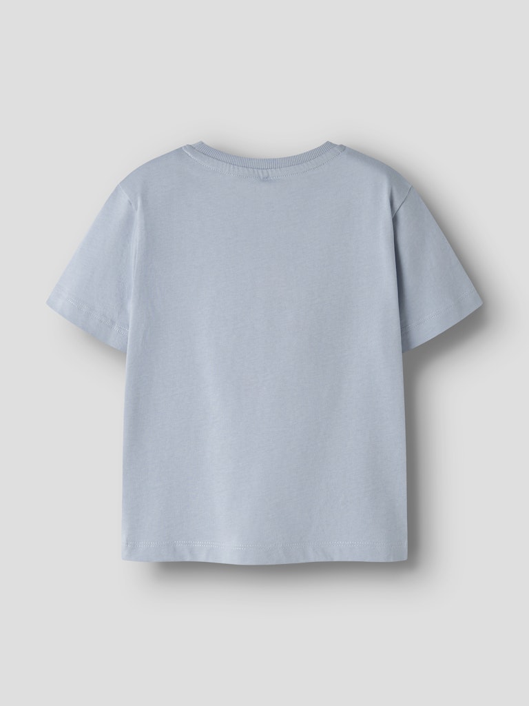 NAME IT Vanyo Short Sleeve T-Shirt Blue Fog Dino Skate back view