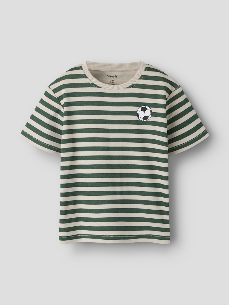 NAME IT Friko T-Shirt Delicioso Chateau Gray model front view