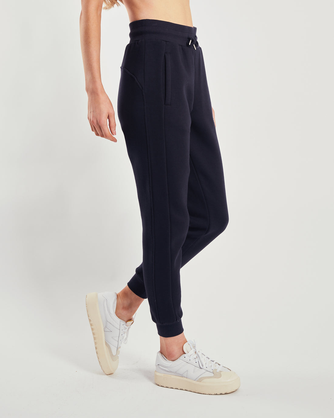 Nat Navy Women's Joggers-Side view