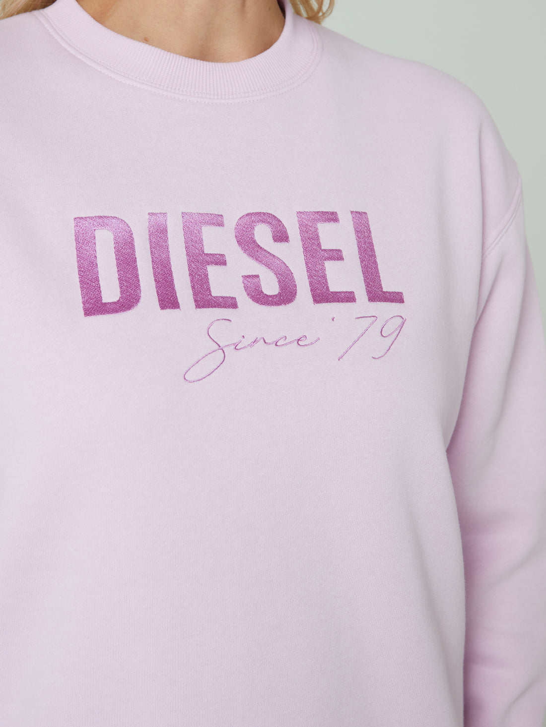 Ladies Nori Pink Quartz Sweatshirt-Closer View