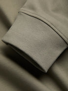 JACK & JONES Owen sweatshirt in Smokey Olive ribbed cuff detail