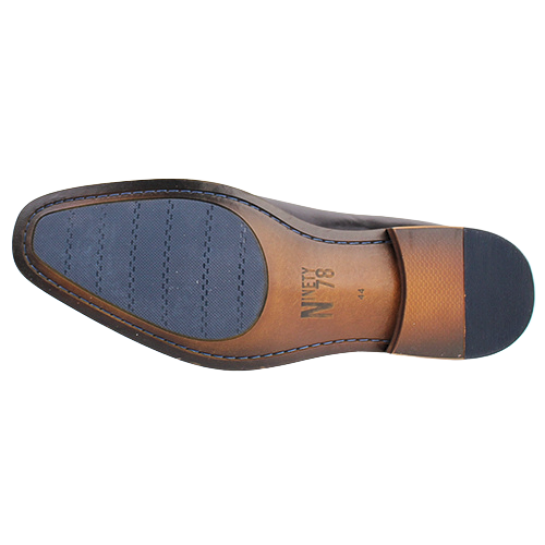 Mens Black Leather Chelsea Boot-Sole View