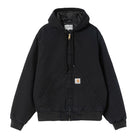Carhartt WIP OG Active Jacket-Black/Stone Canvas BLACK side view