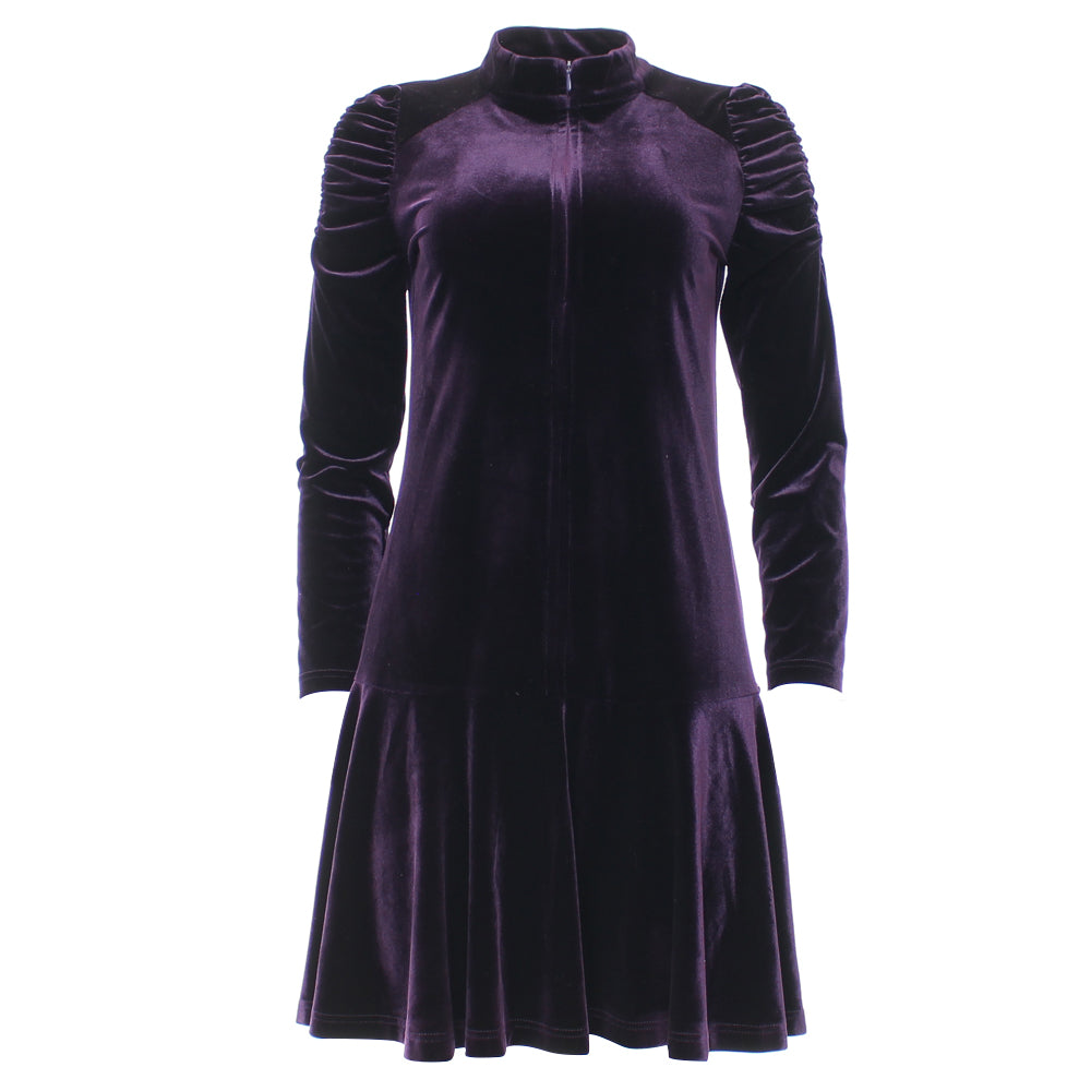 Ladies Olympia Purple Dress-Front View