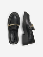 ONLY Lazuli Charm Loafer-Black Black model front view