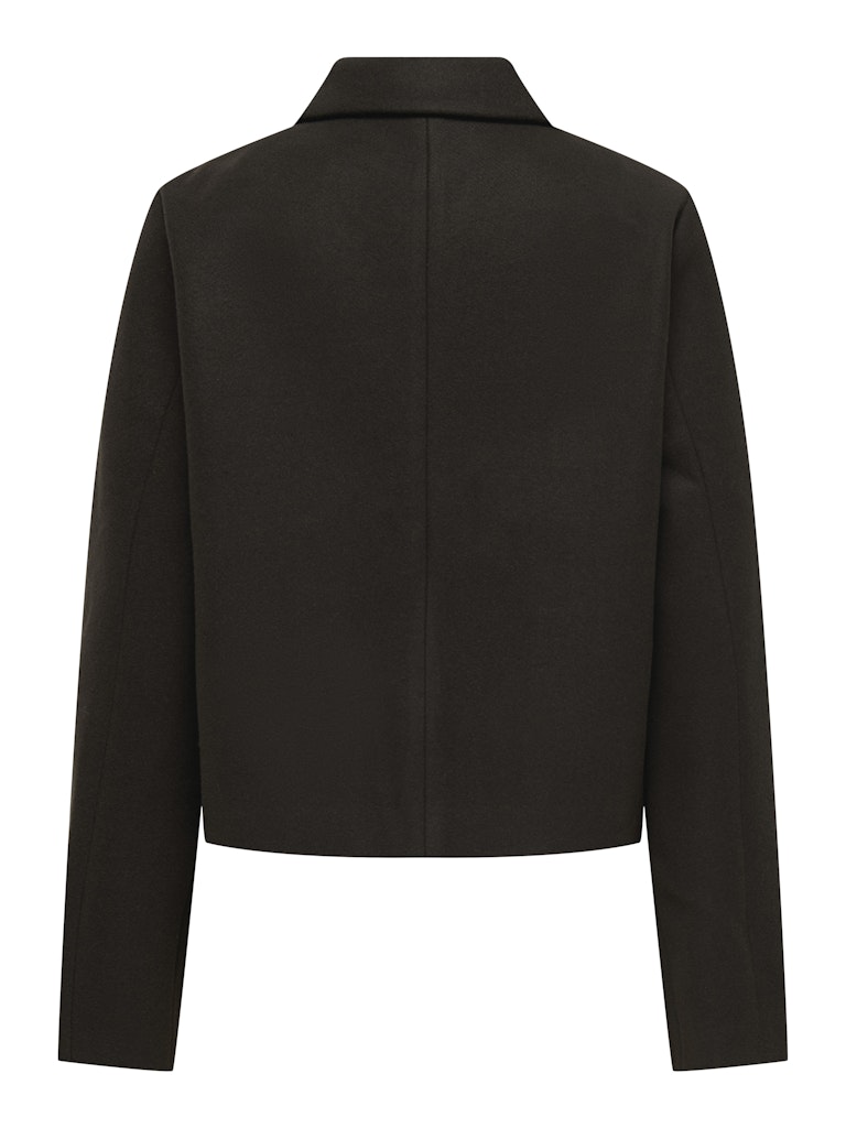 Brown jacket on a white background