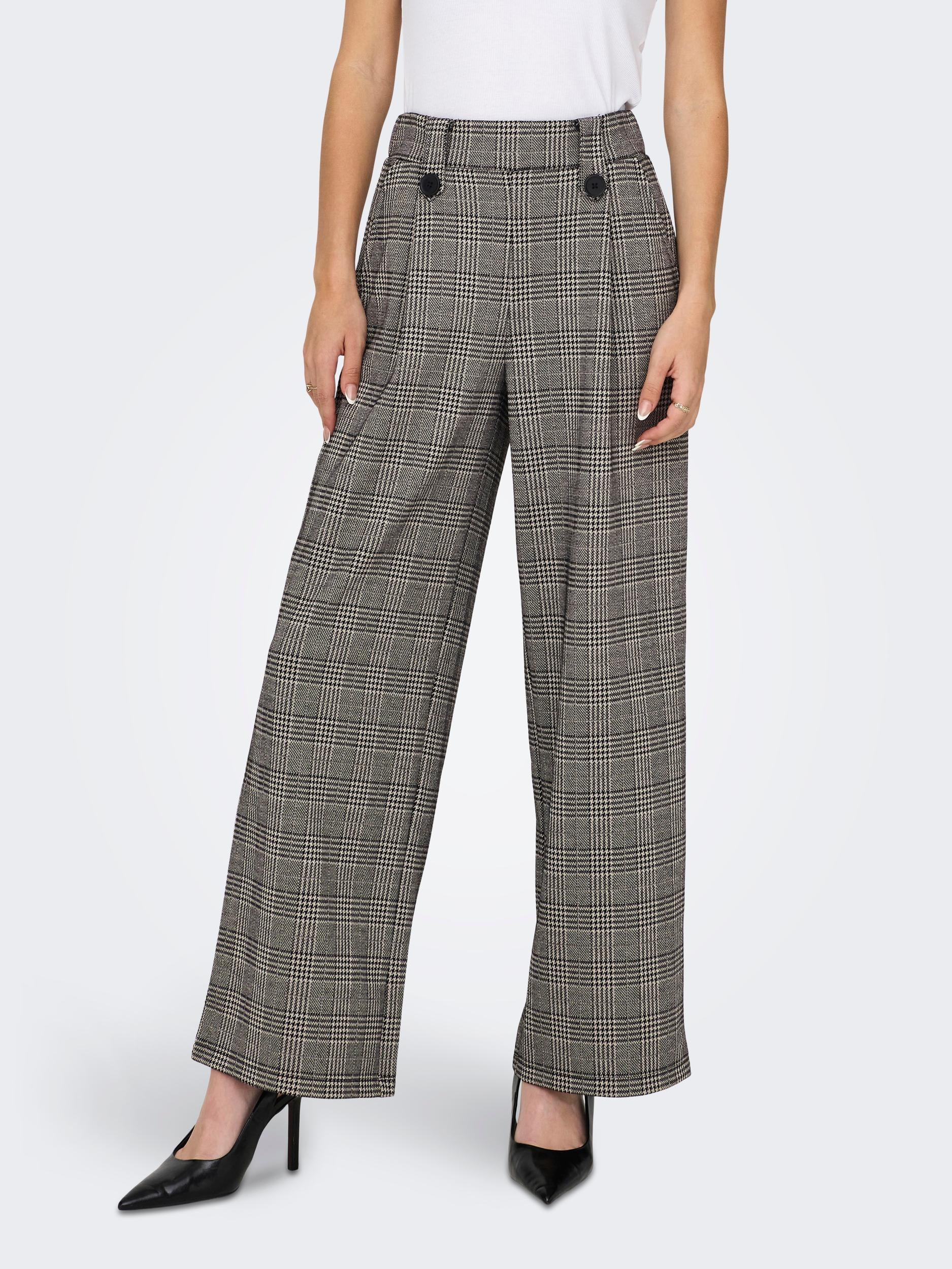Ladies Sania Button Pumice Stone Pant-Front Fit